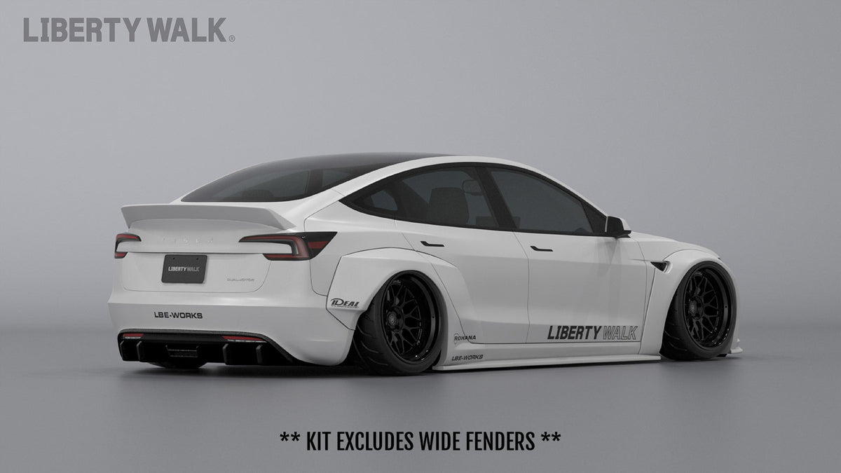Tesla Model 3 – bodykit widebody LB-Performance FRP Liberty Walk – zdjęcie 1