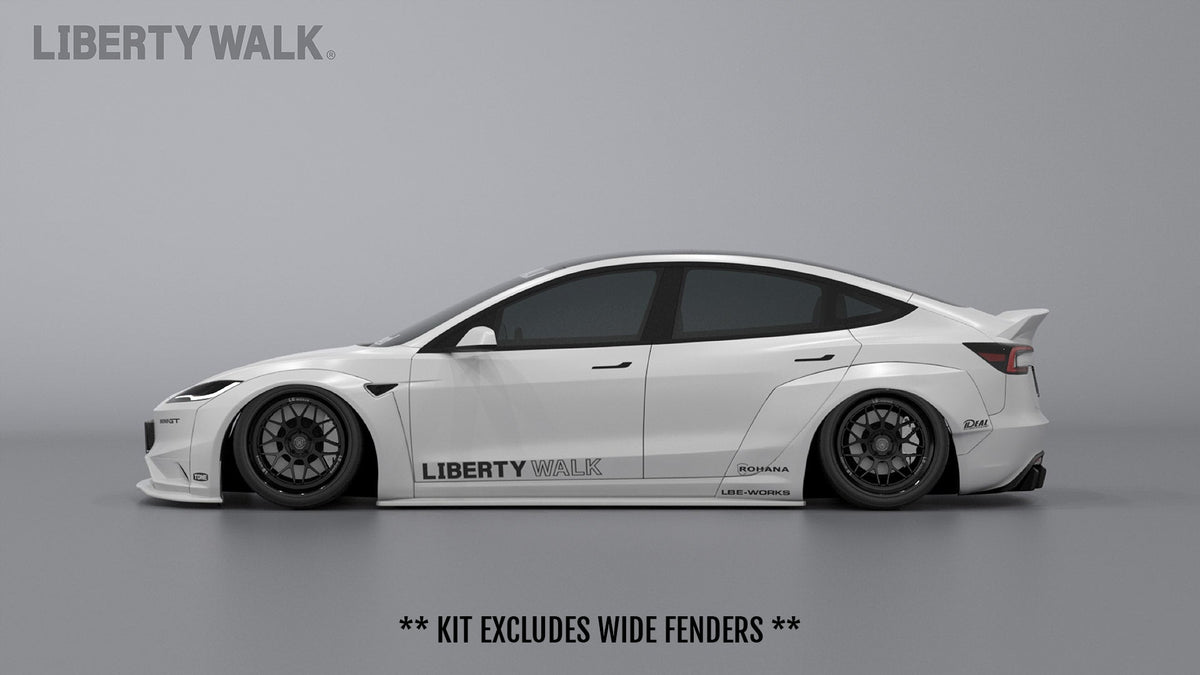 Tesla Model 3 – bodykit widebody LB-Performance FRP Liberty Walk – zdjęcie 2