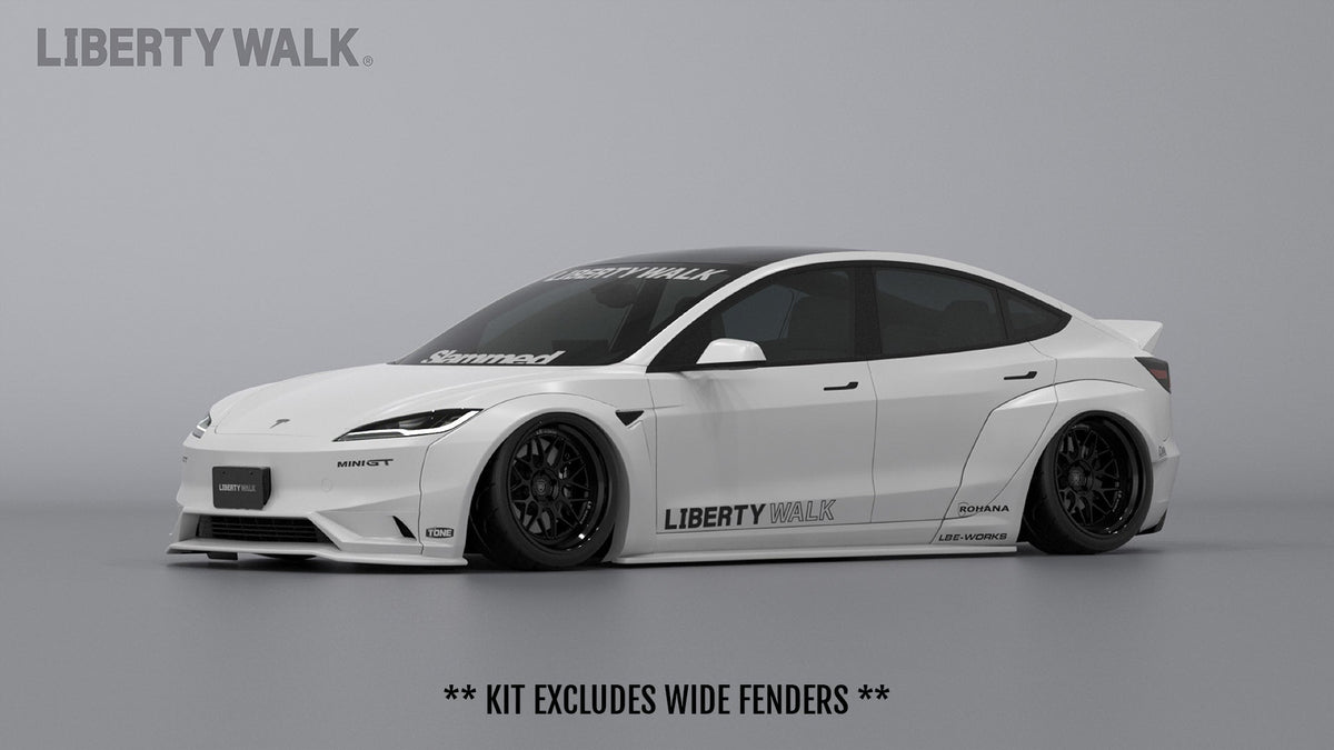 Tesla Model 3 – bodykit widebody LB-Performance FRP Liberty Walk – zdjęcie 4