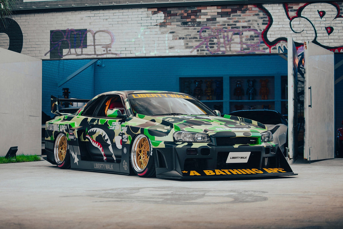 Nissan Skyline R34 (ER34) – bodykit widebody LB-Super Silhouette Liberty Walk – zdjęcie 9