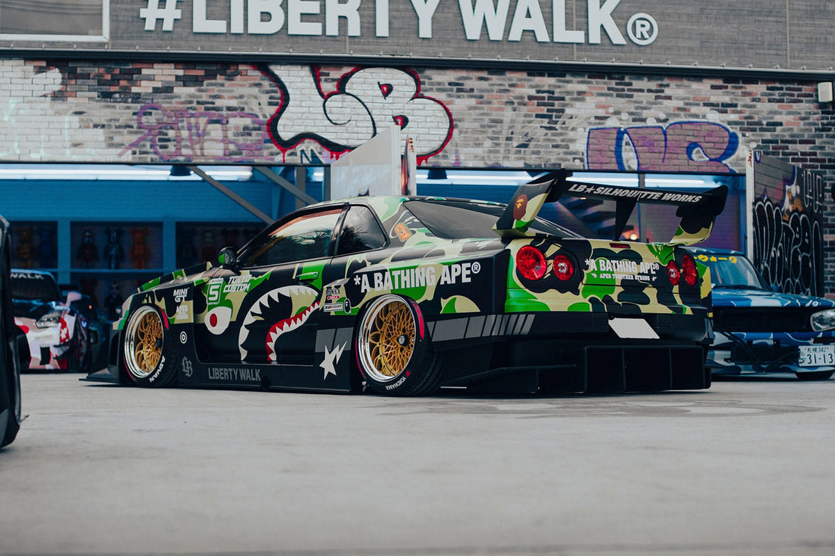 Nissan Skyline R34 (ER34) – bodykit widebody LB-Super Silhouette Liberty Walk – zdjęcie 10