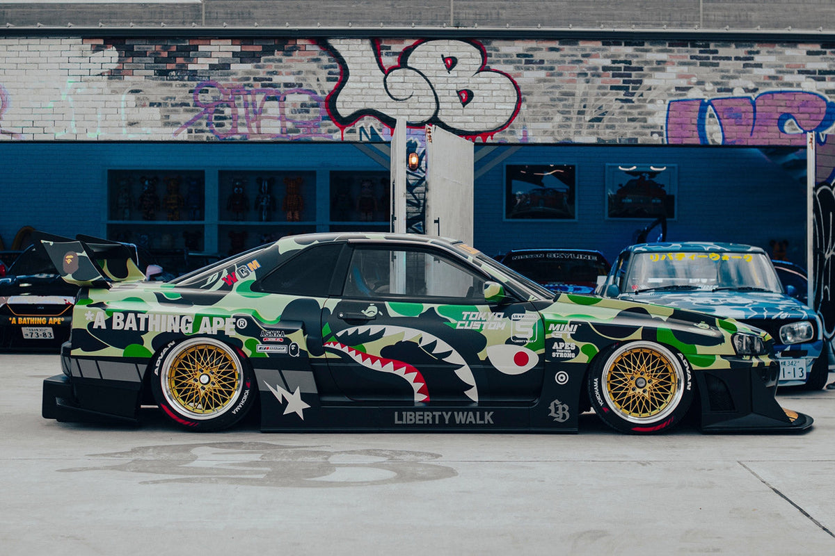 Nissan Skyline R34 (ER34) – bodykit widebody LB-Super Silhouette Liberty Walk – zdjęcie 11