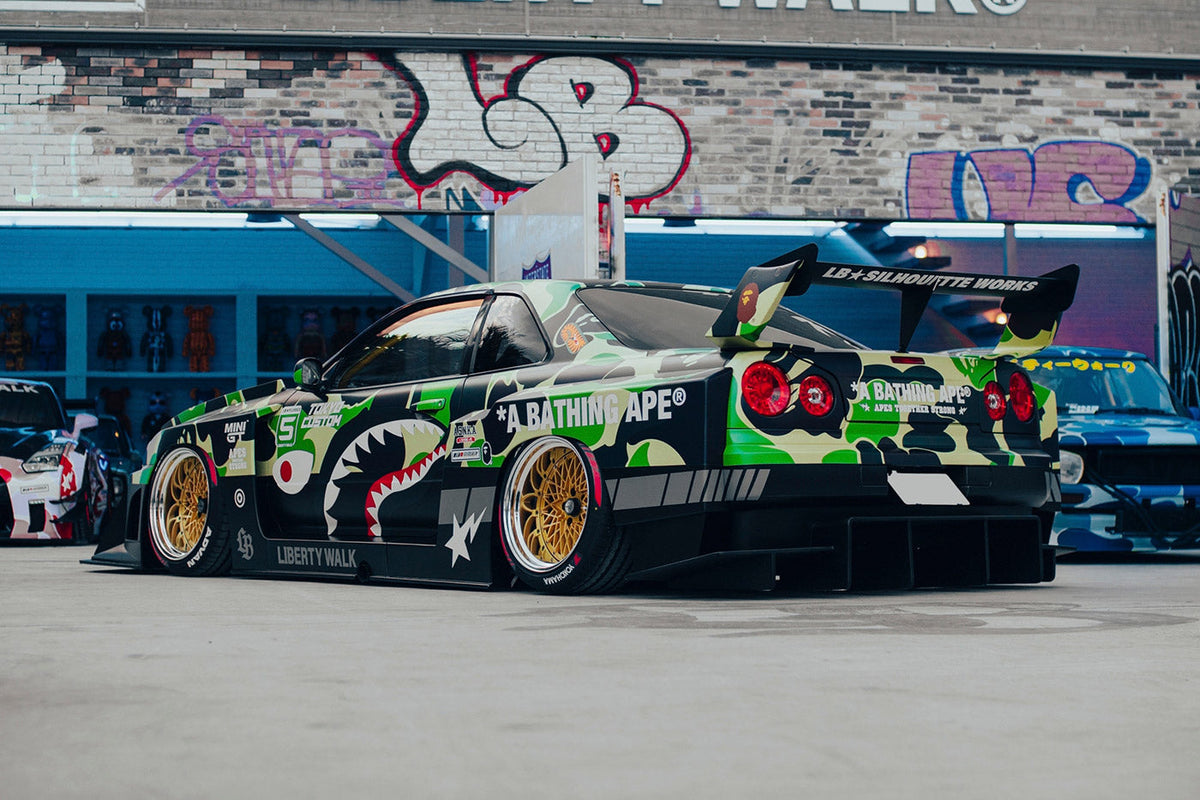 Nissan Skyline R34 (ER34) – bodykit widebody LB-Super Silhouette Liberty Walk – zdjęcie 12