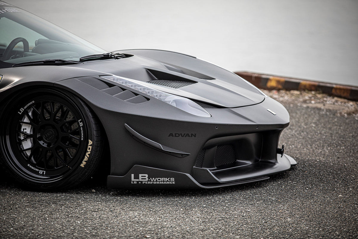 Ferrari 458 – bodykit widebody LB-Silhouette WORKS GT dry carbon Liberty Walk – zdjęcie 12