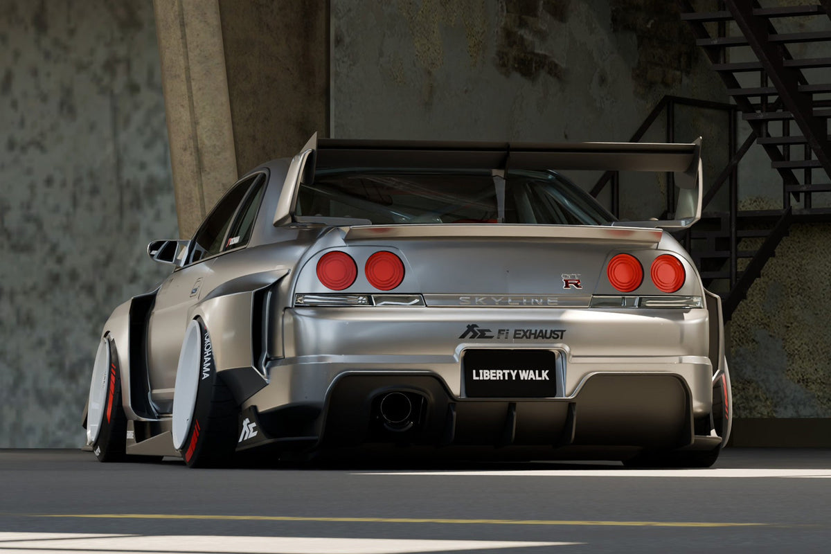 Nissan Skyline GT-R R33 – bodykit widebody LB-Silhouette WORKS Liberty Walk – zdjęcie 5