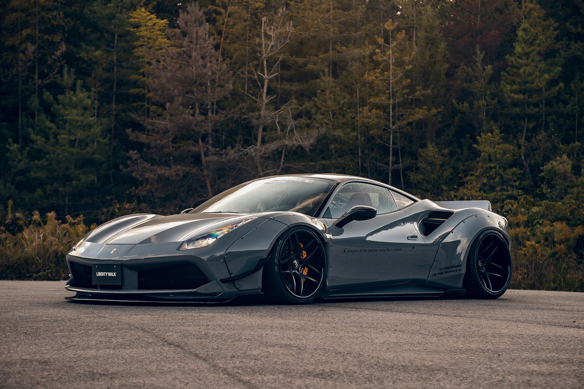 Ferrari 488 – bodykit widebody LB-WORKS FRP Liberty Walk – zdjęcie 4