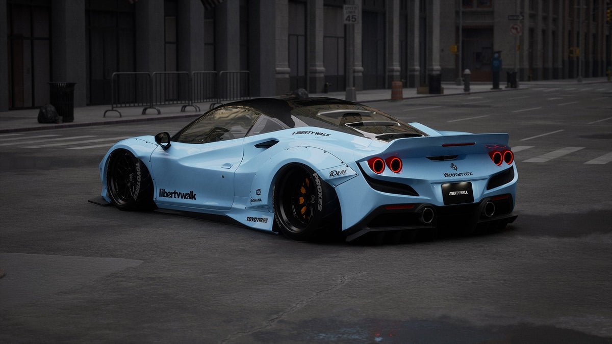 Ferrari F8 Tributo – bodykit widebody LB-WORKS V2 FRP Liberty Walk – zdjęcie 2