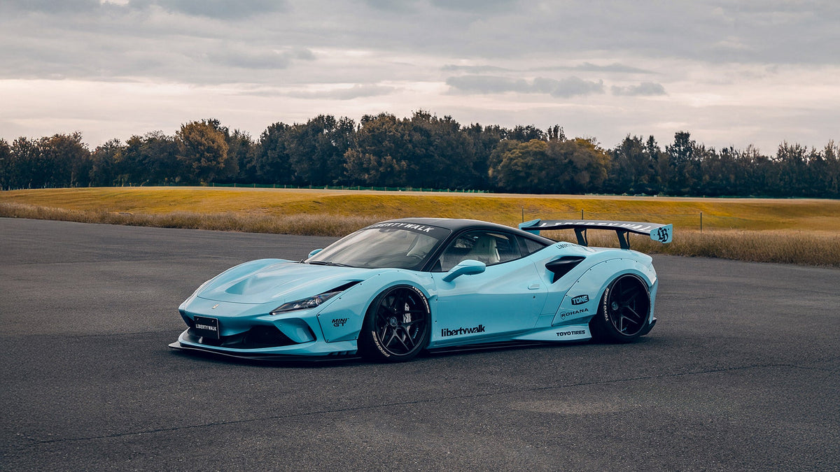Ferrari F8 Tributo – bodykit widebody LB-WORKS V1 FRP Liberty Walk – zdjęcie 1