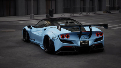 Ferrari F8 Tributo – bodykit widebody LB-WORKS V1 carbon Liberty Walk – zdjęcie 7