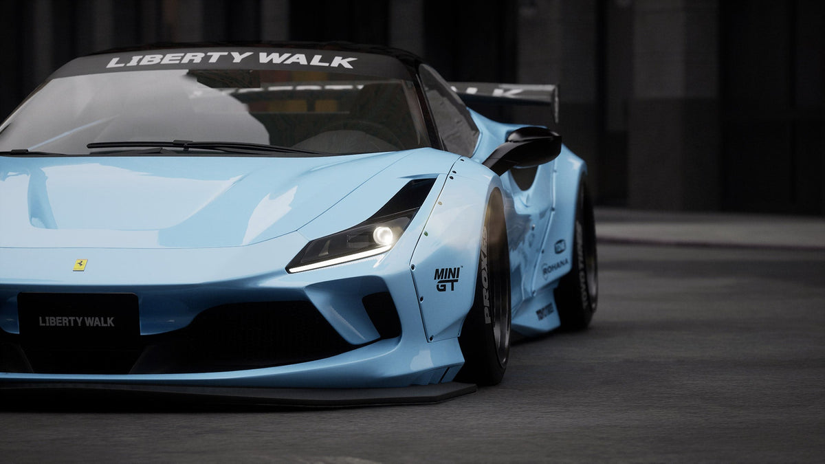 Ferrari F8 Tributo – bodykit widebody LB-WORKS V1 carbon Liberty Walk – zdjęcie 6