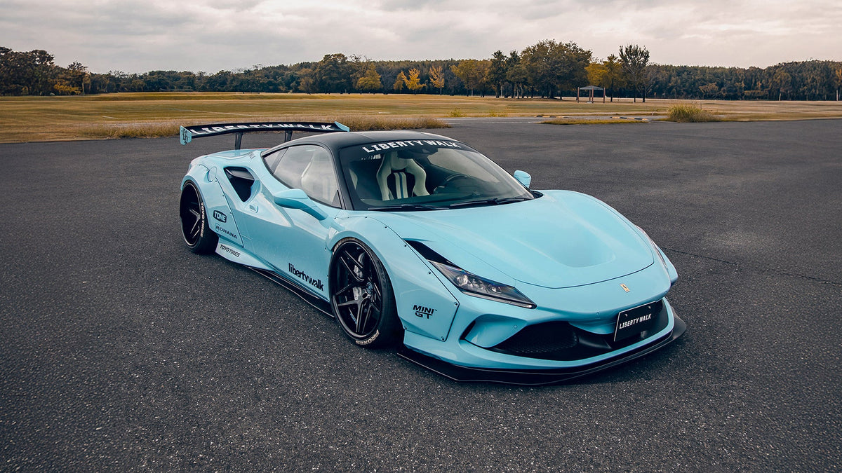 Ferrari F8 Tributo – bodykit widebody LB-WORKS V1 FRP Liberty Walk – zdjęcie 8
