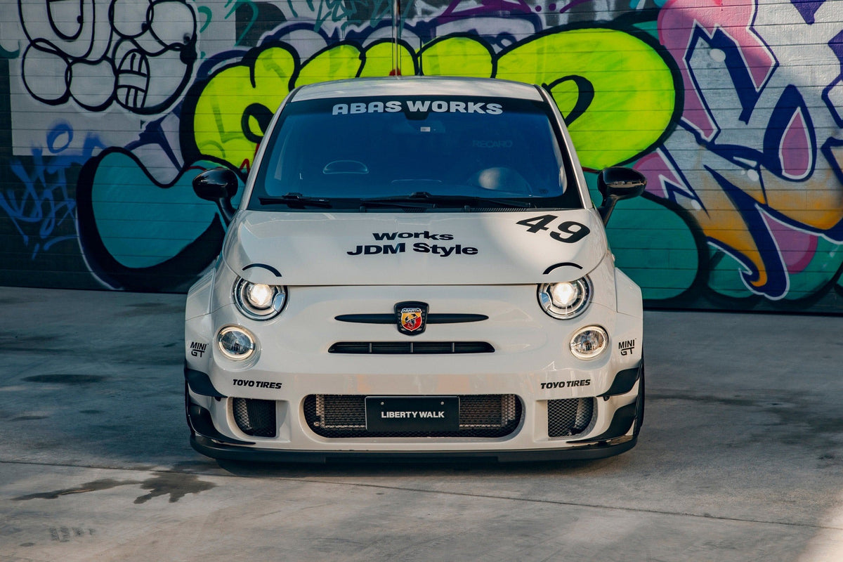 Abarth 595 – bodykit widebody LB-WORKS FRP Liberty Walk – zdjęcie 15