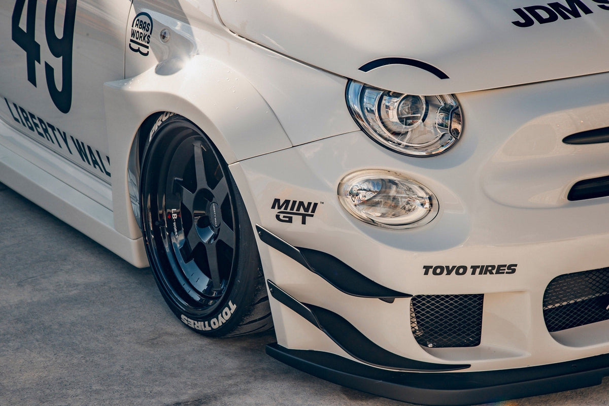 Abarth 595 – bodykit widebody LB-WORKS FRP Liberty Walk – zdjęcie 21