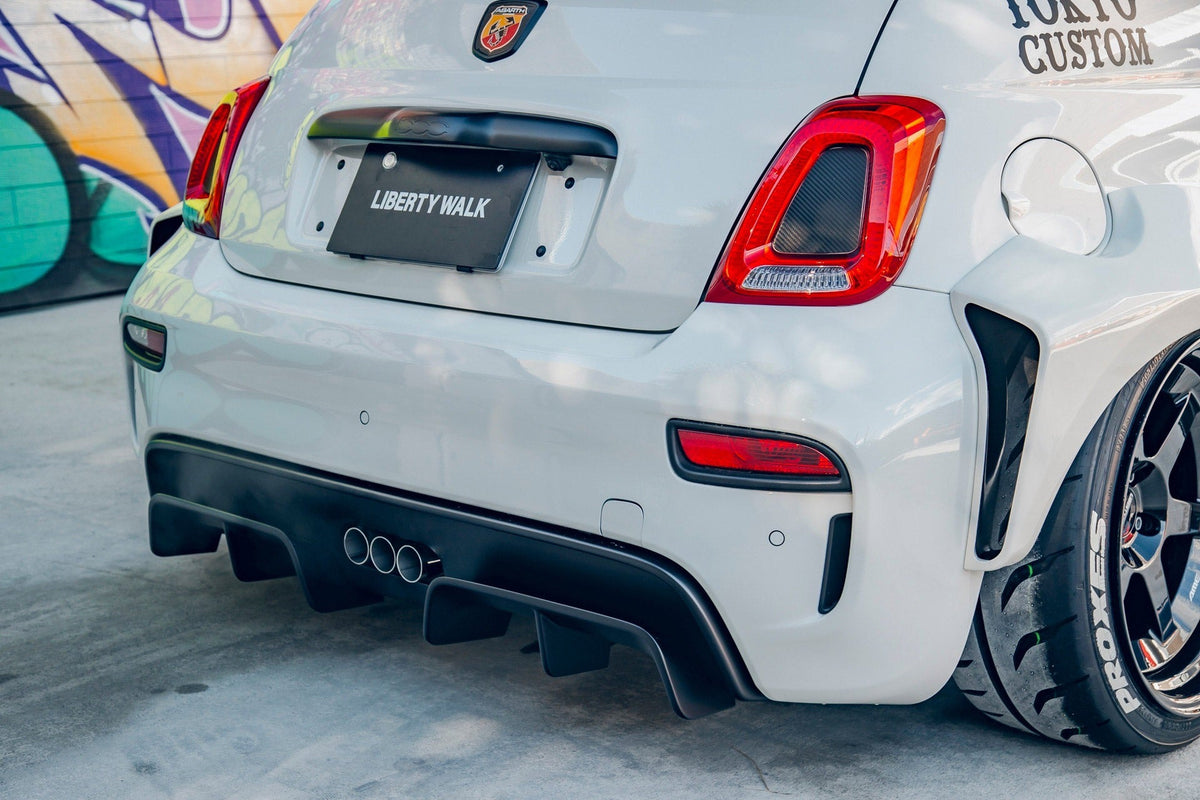 Abarth 595 – bodykit widebody LB-WORKS FRP Liberty Walk – zdjęcie 33