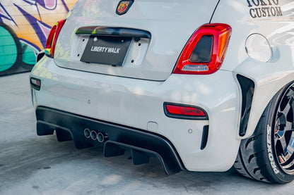 Abarth 595 – bodykit widebody LB-WORKS FRP Liberty Walk – zdjęcie 33