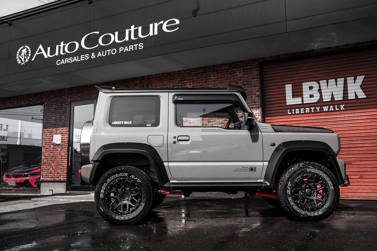 Suzuki Jimny (JB64/JB74) – bodykit widebody LB-Nation Type 2 Premium maska carbon FRP + carbon Liberty Walk – zdjęcie 3