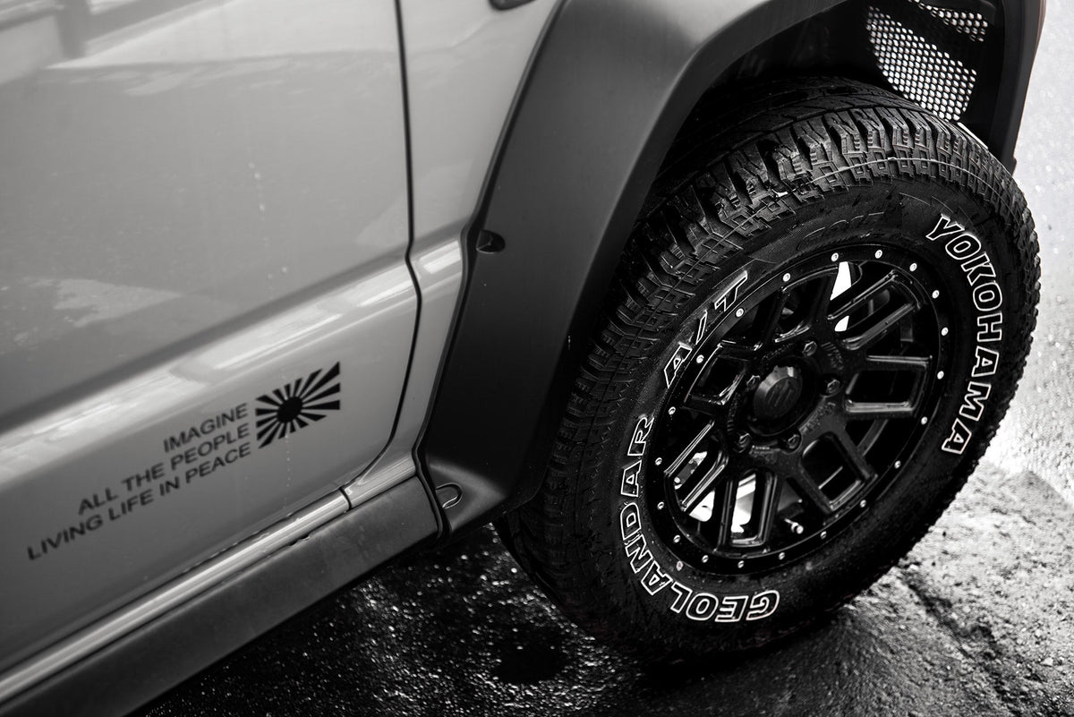 Suzuki Jimny (JB64/JB74) – bodykit widebody LB-Nation Type 2 Premium maska carbon FRP + carbon Liberty Walk – zdjęcie 4