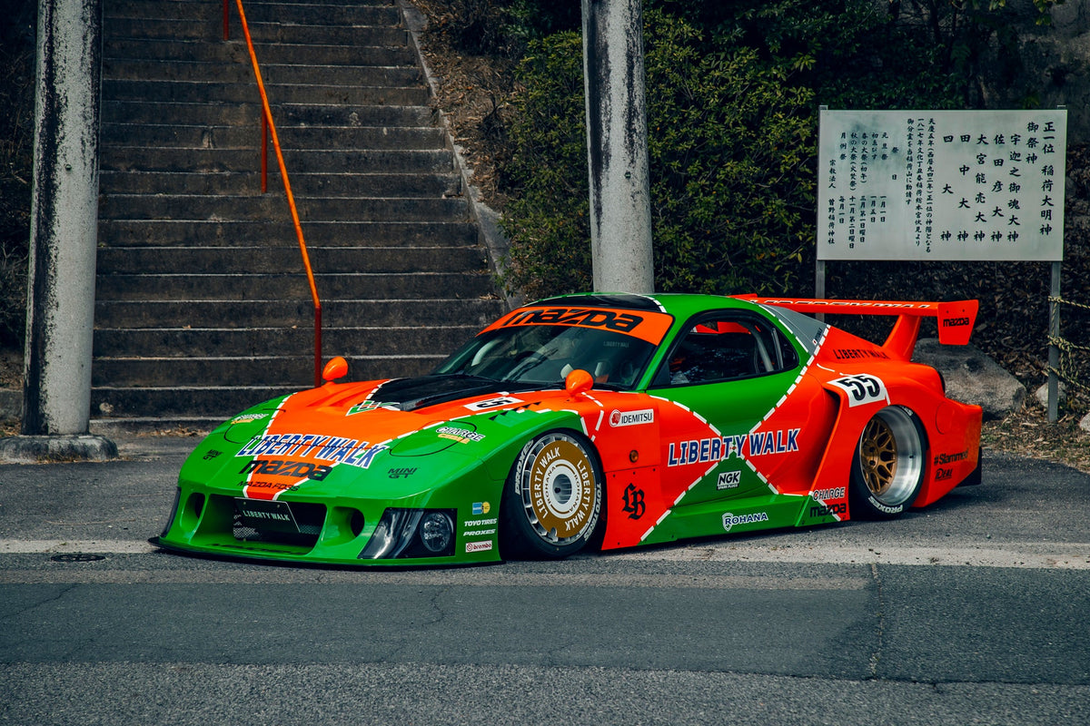 Mazda RX-7 FD – bodykit widebody LB-Super Silhouette FRP Liberty Walk – zdjęcie 1