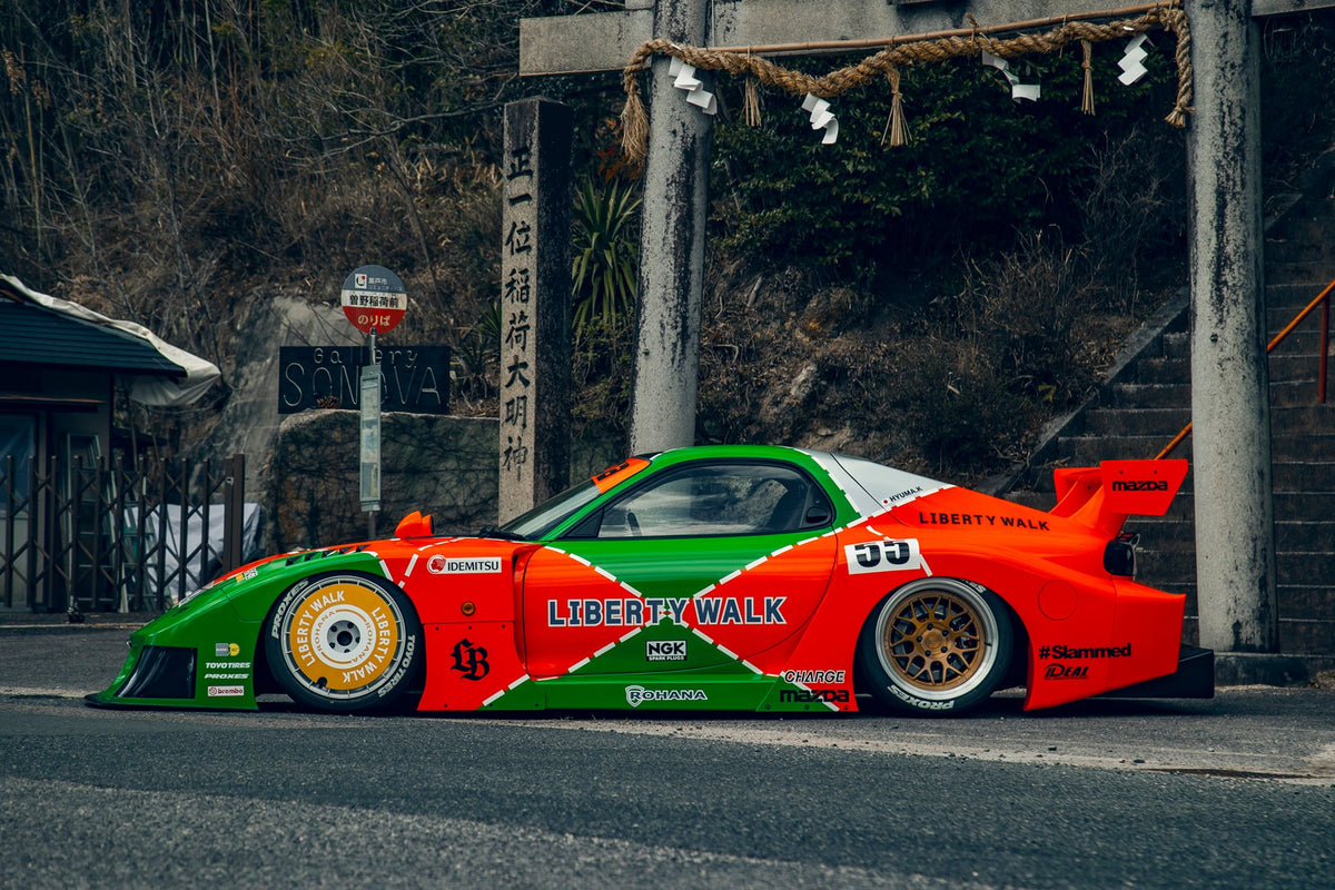 Mazda RX-7 FD – bodykit widebody LB-Super Silhouette FRP Liberty Walk – zdjęcie 4