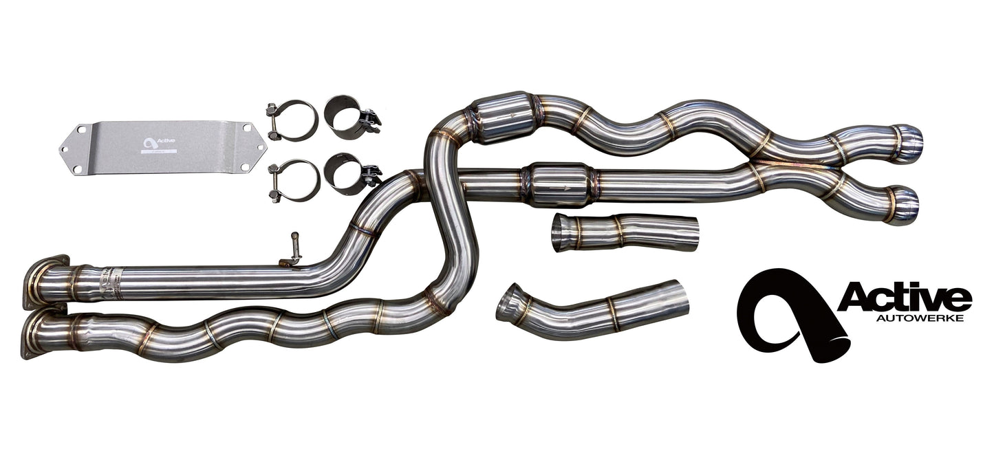 Rura środkowa Active Autowerke BMW F87 M2 Competition (M2C Gen 2 Equal Length US)
