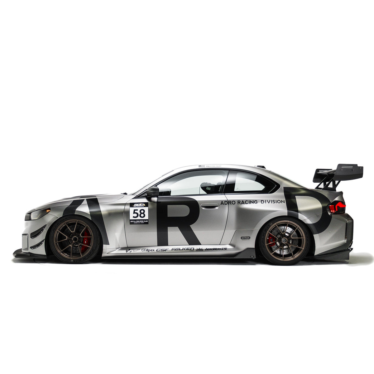 BMW G87 M2 – skrzydło AT-M3 Motorsport HD Edition carbon pre-preg ADRO