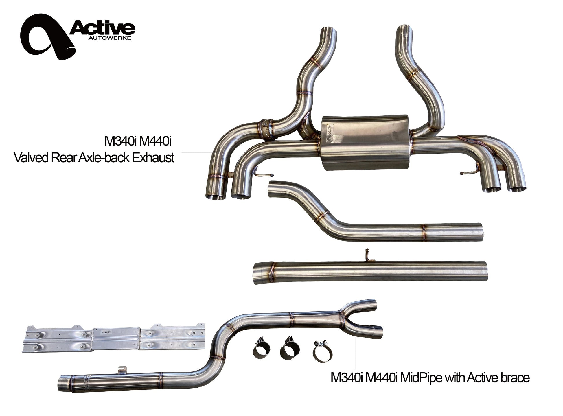 Rura środkowa Active Autowerke BMW M340i
