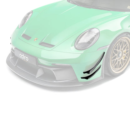 Porsche 911 GT3 992.1 – lotki zderzaka przedniego carbon pre-preg ADRO