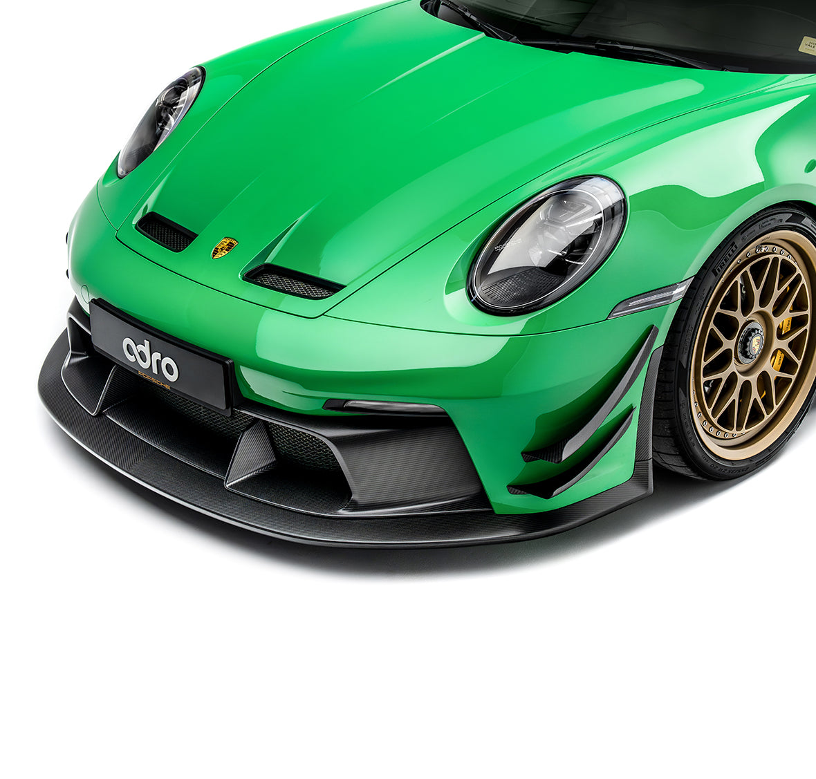 Porsche 911 GT3 992.1 – lotki zderzaka przedniego carbon pre-preg ADRO