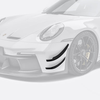 Porsche 911 GT3 992.1 – lotki zderzaka przedniego carbon pre-preg ADRO