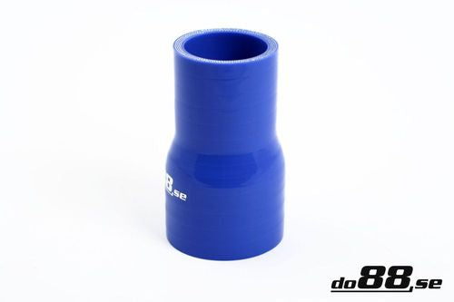 Wąż silikonowy redukcyjny prosty do88 Niebieski R40-76