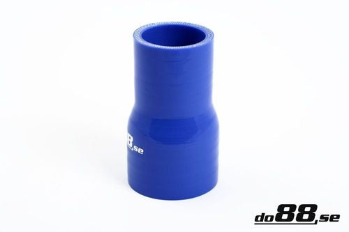 Wąż silikonowy redukcyjny prosty do88 Niebieski R45-63