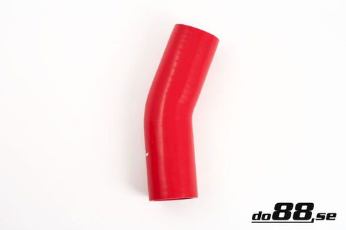 Wąż silikonowy kolanko do88 Czerwony RB25G51