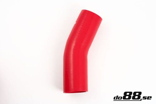 Wąż silikonowy kolanko do88 Czerwony RB25G70
