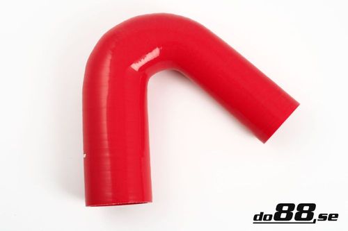 Wąż silikonowy kolanko redukcyjne do88 Czerwony RBR135G51-63