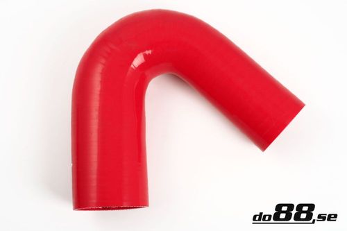 Wąż silikonowy kolanko redukcyjne do88 Czerwony RBR135G63-76