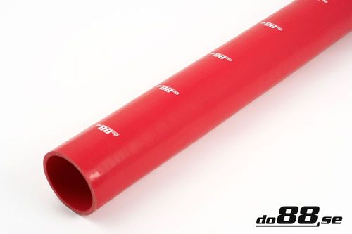 Wąż silikonowy prosty (na metry) do88 Czerwony RL80
