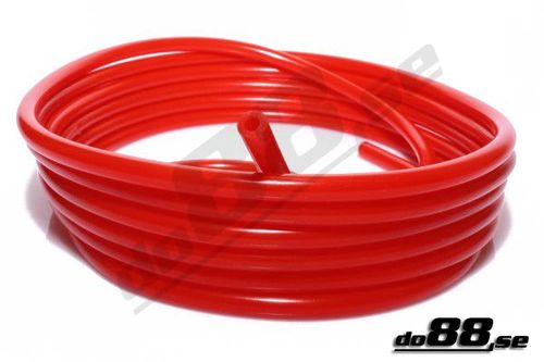 Wąż silikonowy podciśnieniowy (na metry) do88 Czerwony RV4x2