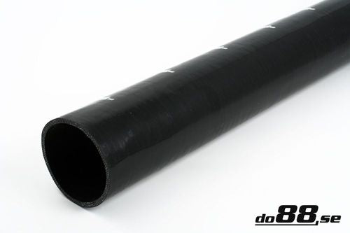 Wąż silikonowy prosty (na metry) do88 Czarny SL114