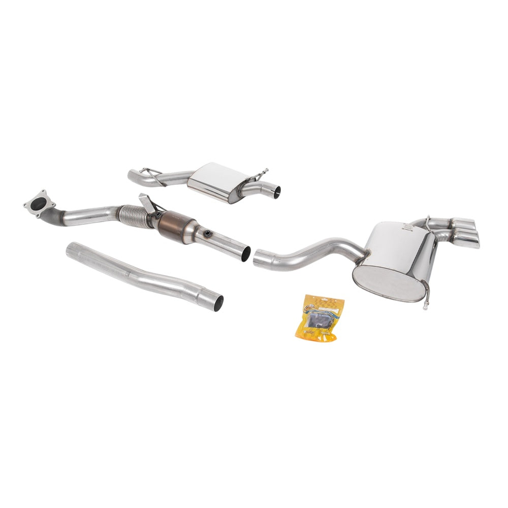Układ Turbo-Back Milltek Sport Audi S3 (Turbo-back z Sport-kat Exhaust, 8P)