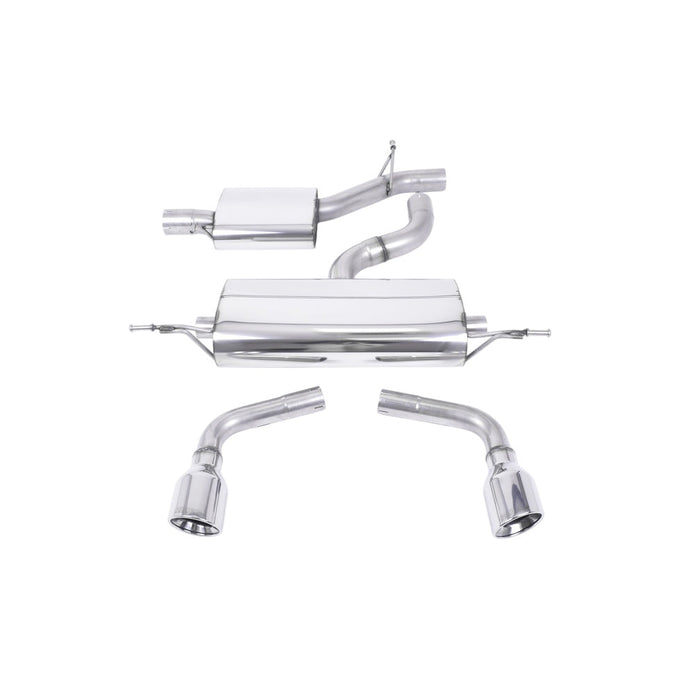 Układ wydechowy Milltek Cat-back dla Audi TT Mk2  2006 - 2010