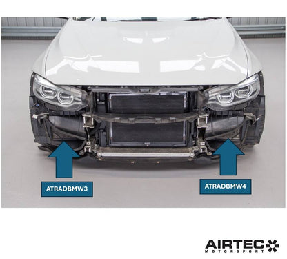 AIRTEC Motorsport Boczna chłodnica pomocnicza prawa do BMW M2 Competition / M3 / M4 F8x S55 (4)