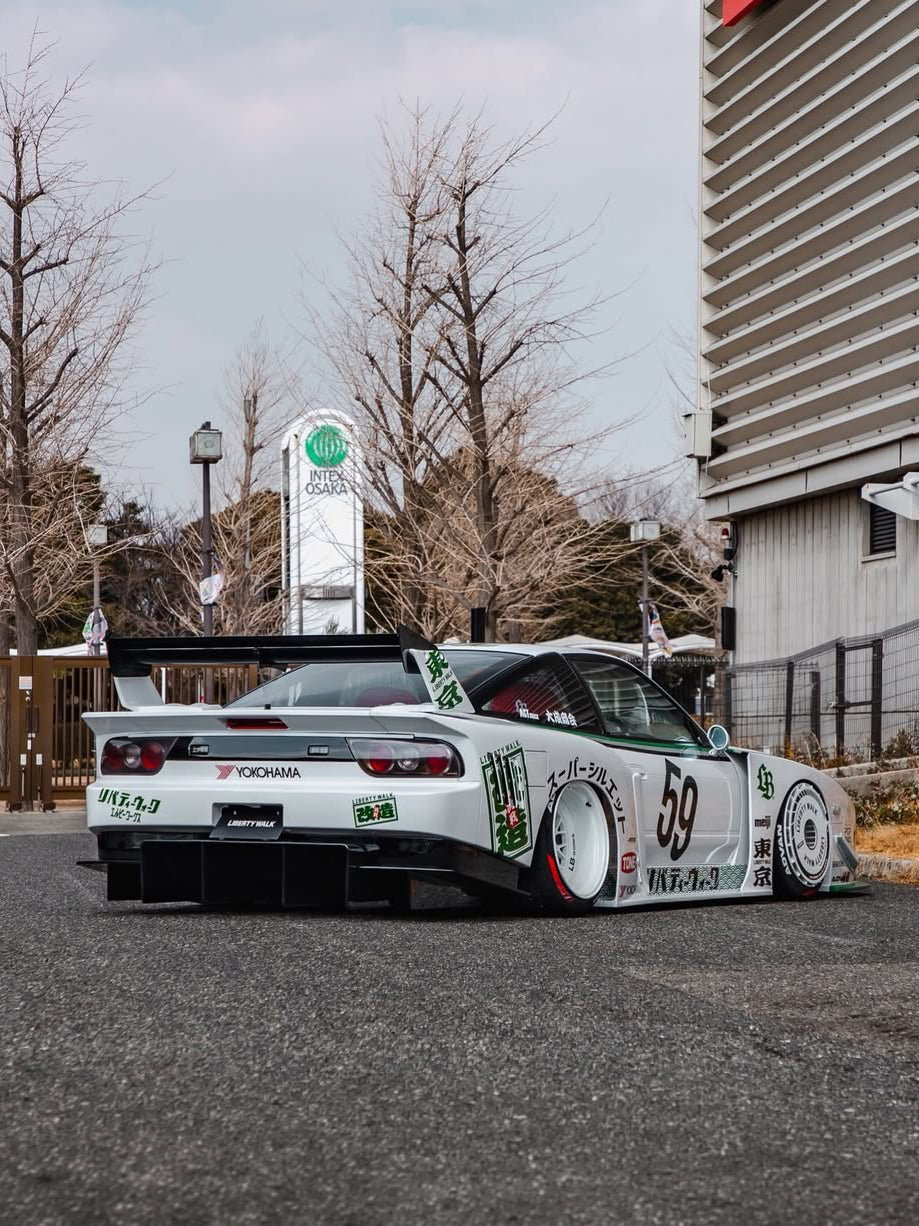 Nissan 180SX – bodykit widebody LB-Super Silhouette FRP Liberty Walk – zdjęcie 17