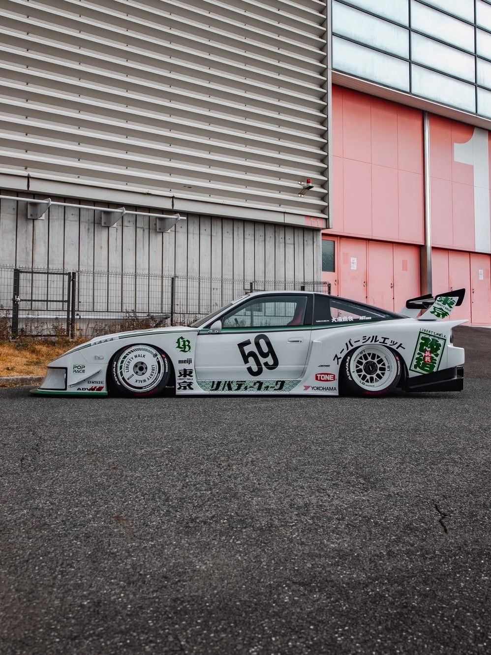 Nissan 180SX – bodykit widebody LB-Super Silhouette FRP Liberty Walk – zdjęcie 18