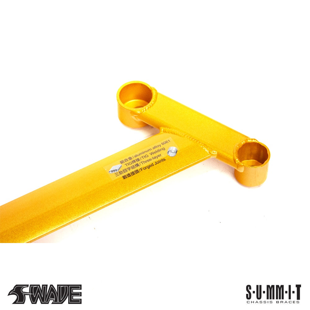 SUMMIT & SWAVE Front Lower Back Big 4 Point Chassis Brace for Toyota Yaris GR (2)