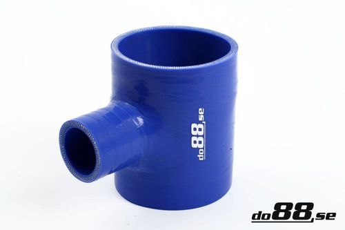 Wąż silikonowy z odgałęzieniem (T) do88 Niebieski T70