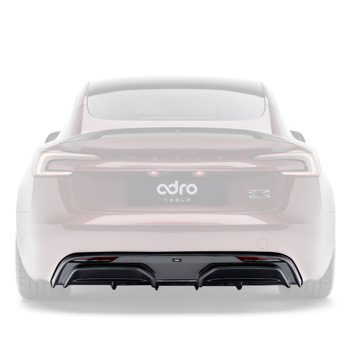 Tesla Model 3 Highland Performance dyfuzor tylny carbon ADRO – zdjęcie 1