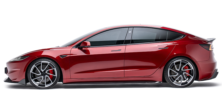 Tesla Model 3 Highland – progi boczne carbon ADRO