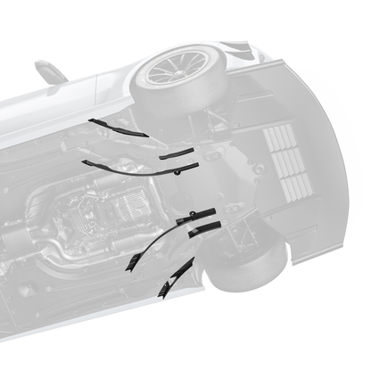 BMW G87 M2 – łopatki podłogi ARD Race carbon pre-preg ADRO