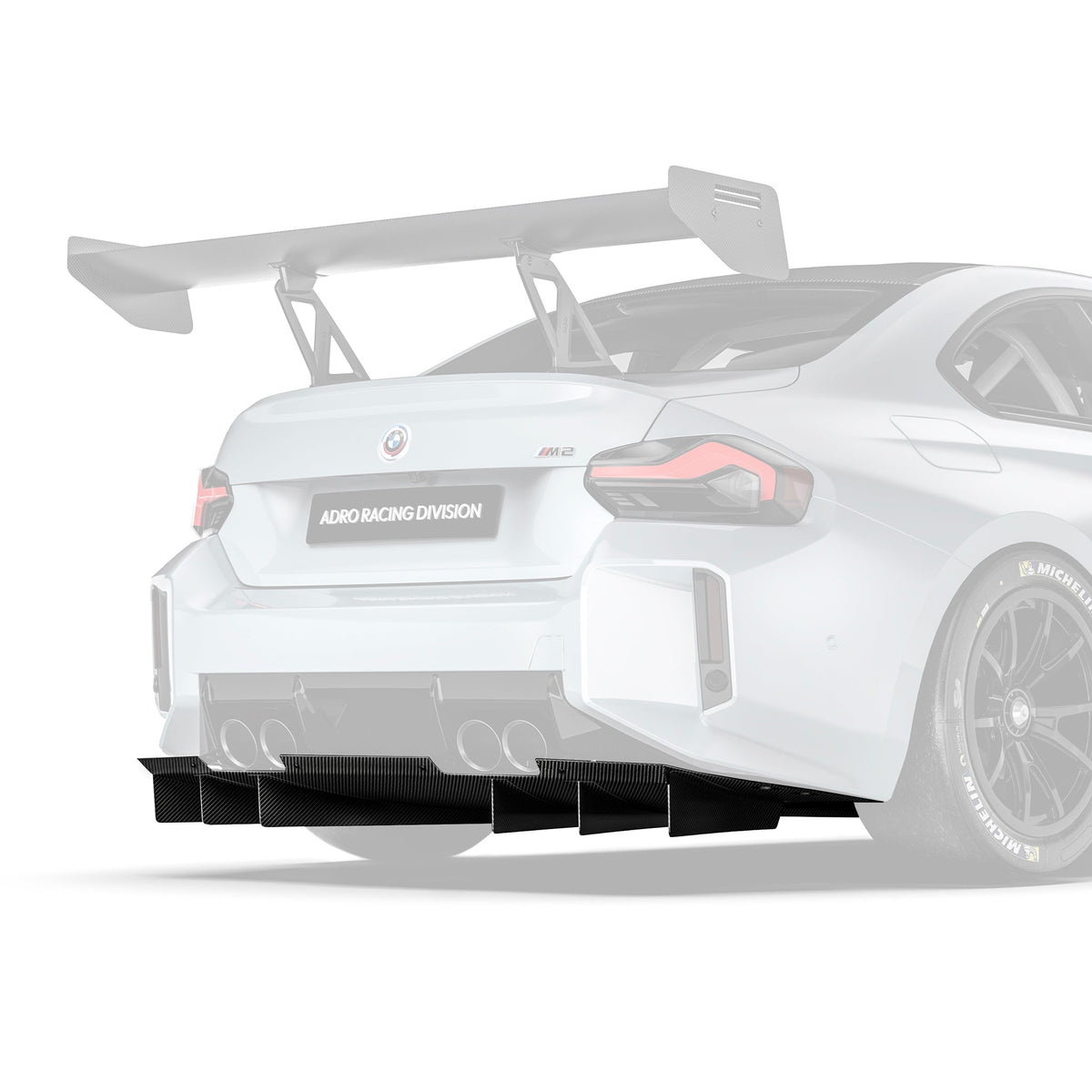 BMW G87 M2 – dyfuzor tylny ARD Race carbon pre-preg ADRO