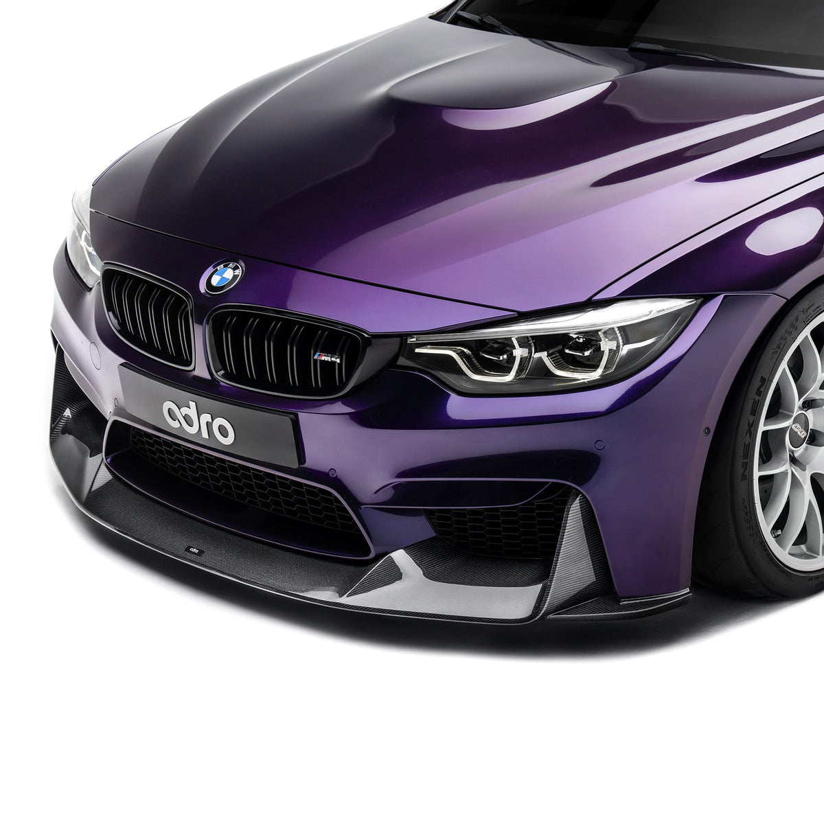 BMW F80 M3/F82 M4 – przedni splitter V2 Final Edition carbon ADRO
